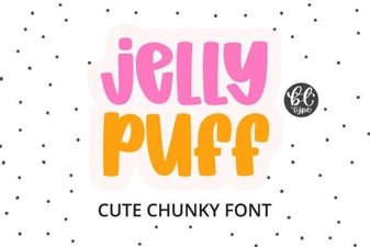 Styling with the Jelly Puff Font