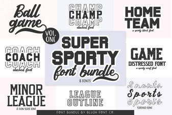 Craft Bold Designs with the Super Sport Bundle Font