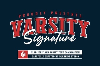 Varsity Signature Font for Your Designs
