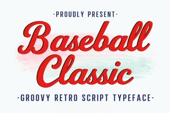 Crafting Baseball Themes with Classic Typography