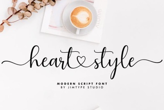 Crafting with Heart Style Fonts for Projects