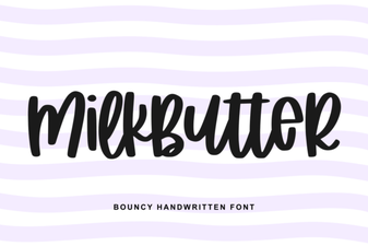 Milkbutter Font: a Creative Typography Choice