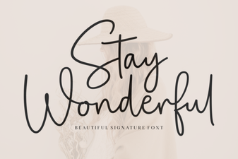 Stay Wonderful Font for Creative Designs